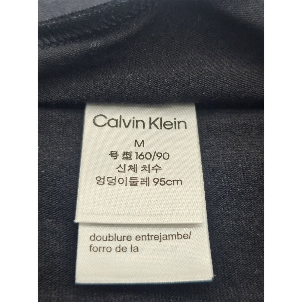 Calvin Klein Thong Underwear Women M Multicolor NWT 3-Pack Cotton Logo Waistband - Picture 3 of 5